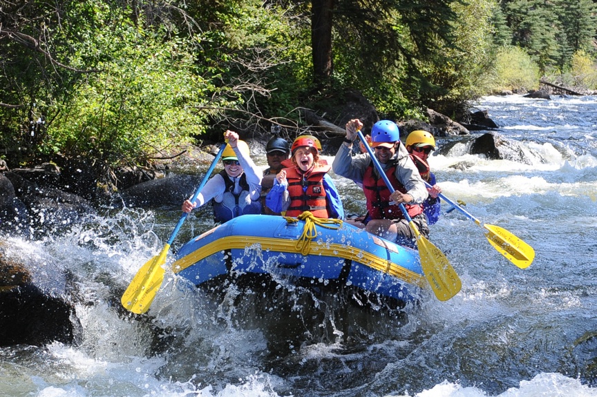 Whitewater rafting on the Taylor River in Colorado.